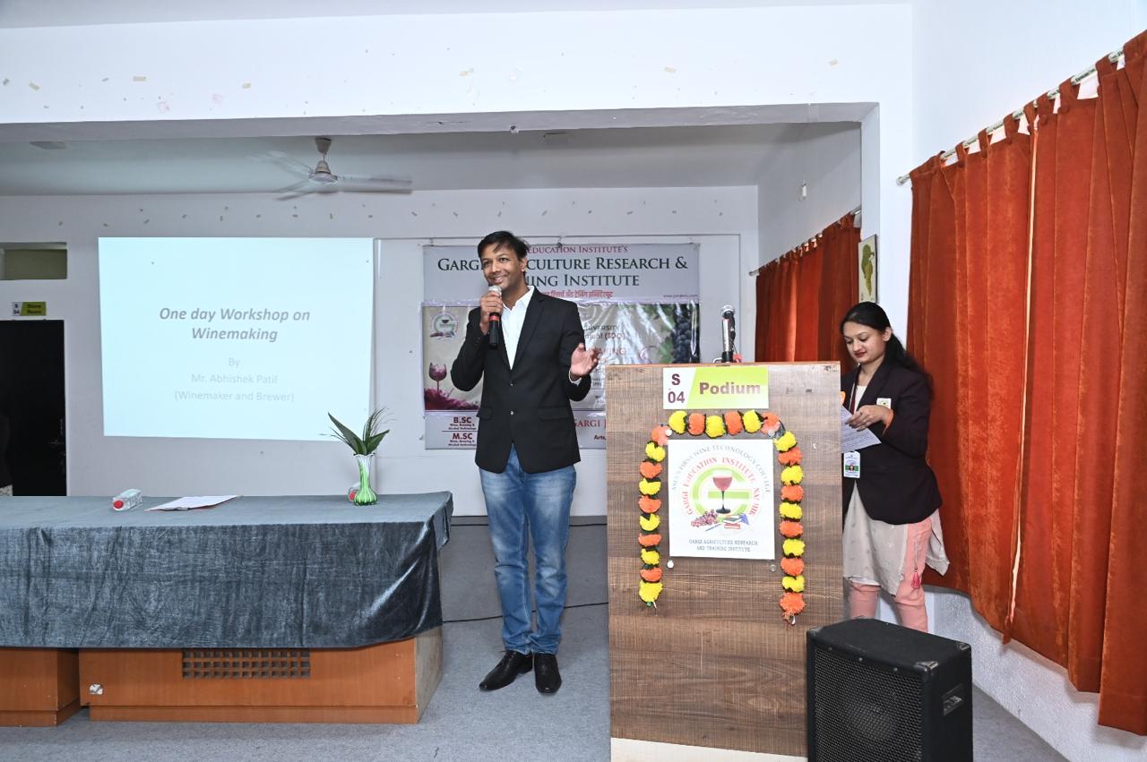 International visitor at institute