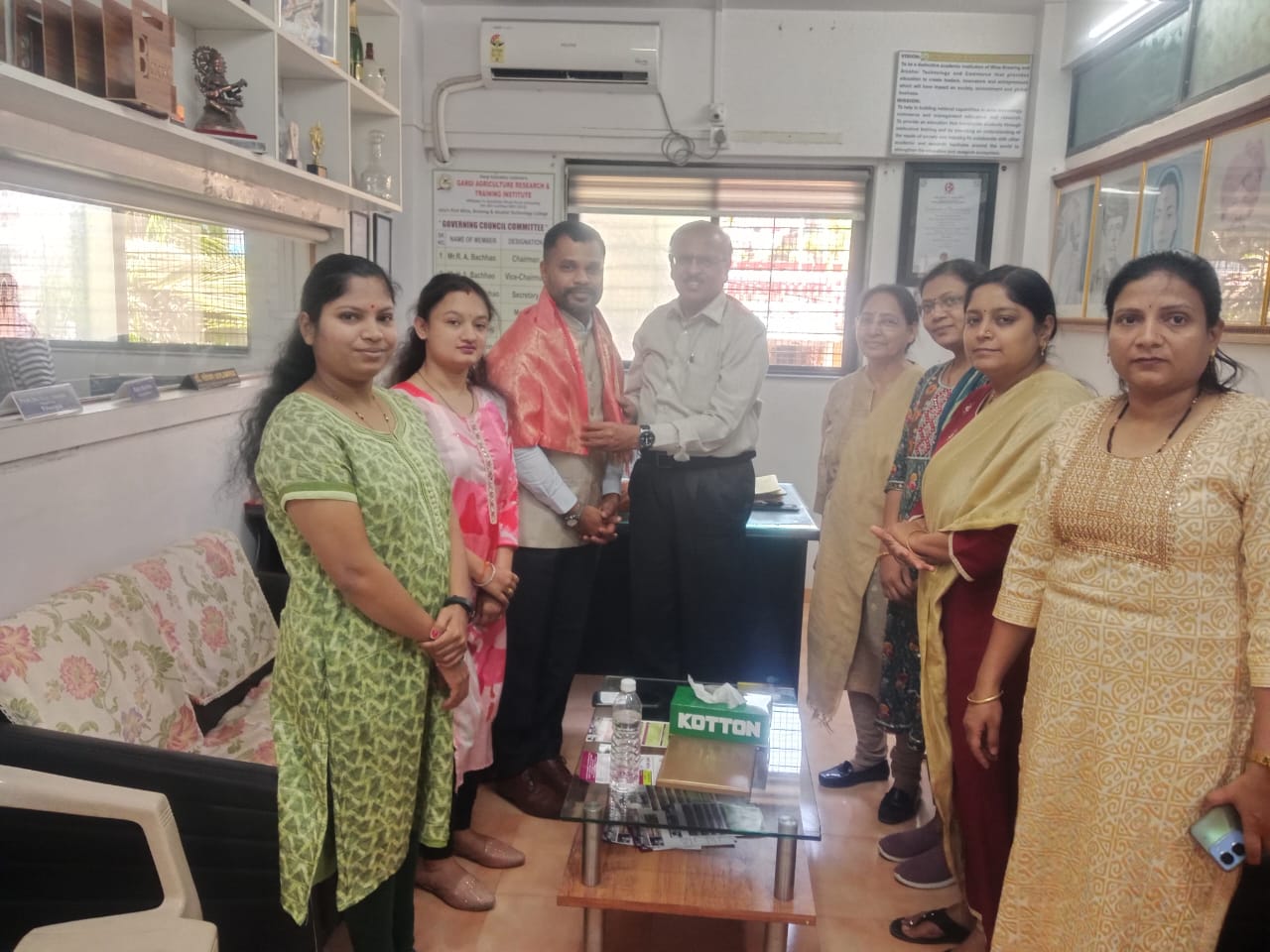 New Zealand guests at GARTI campus
